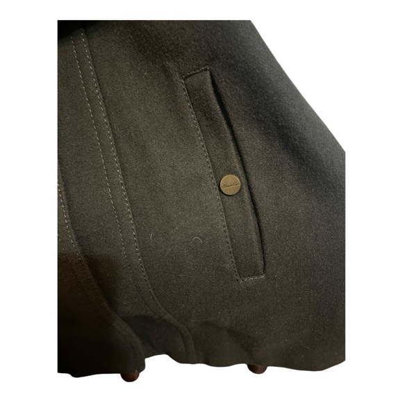 Kenneth Cole New York Women’s Size 12 Wool Belted Coat in Deep Olive 🫒 - Picture 12 of 12